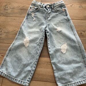 Zara Kids Light Blue Distressed Jeans